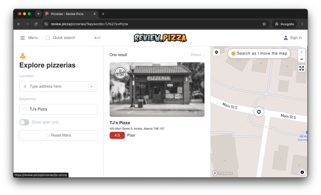 How to Claim & Update Your Pizzeria Step 2