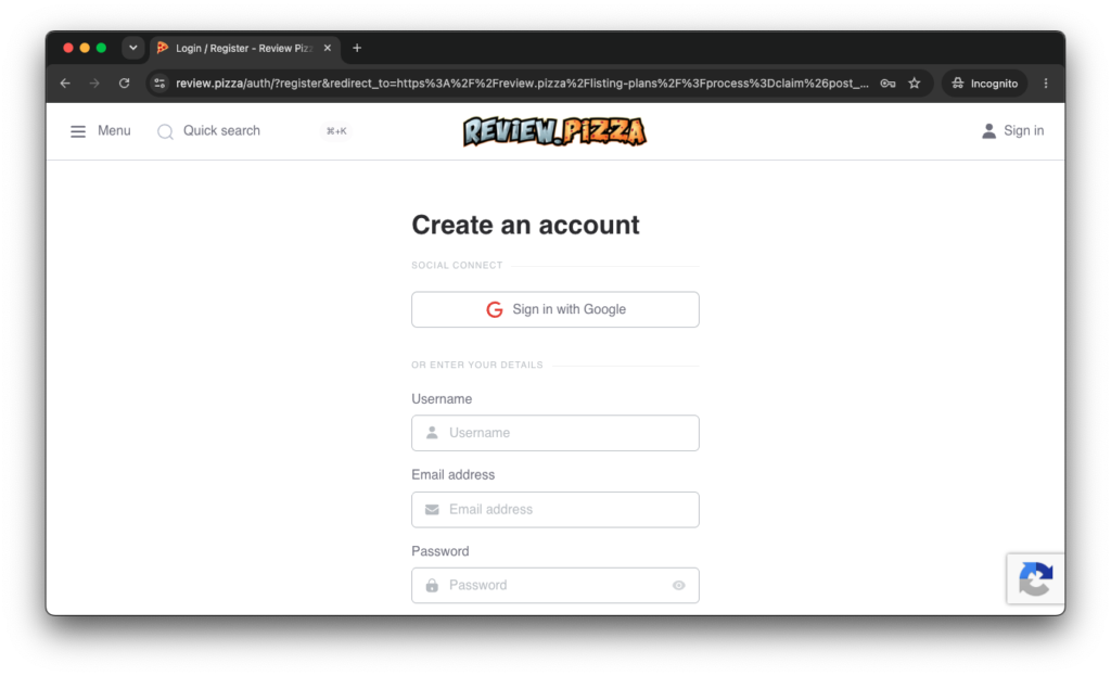 How to Claim & Update Your Pizzeria Step 5