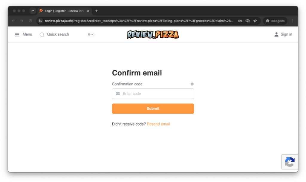 How to Claim & Update Your Pizzeria Step 7