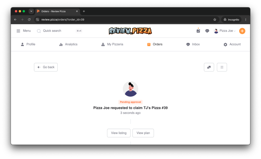 How to Claim & Update Your Pizzeria Step 10
