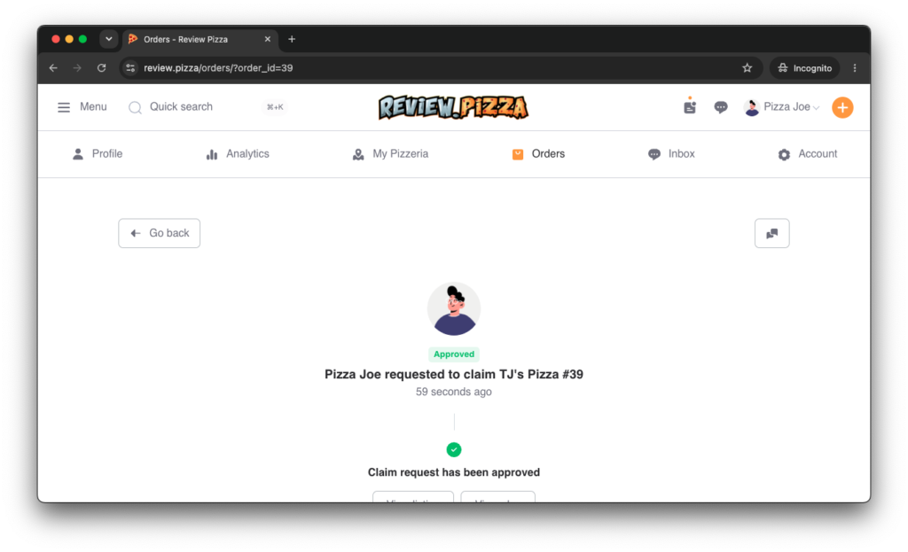 How to Claim & Update Your Pizzeria Step 11